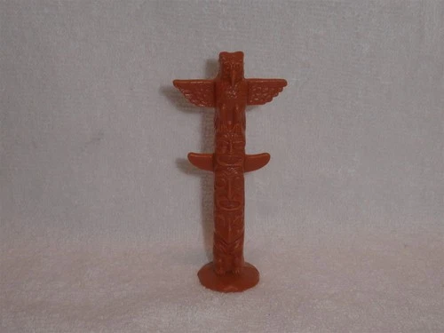 Playmobil Vintage Native American Fort Apache Brown Totem Pole