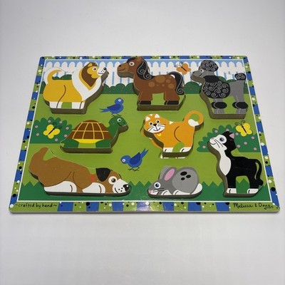 Melissa & Doug Chunky Pets Puzzle #3724 Fresh Start Wood