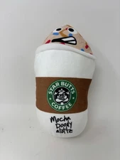 Junk Food Doody Plush 8” Star Butts Coffee Mocha Doody Poop Parody Starbucks New