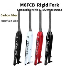 MTB Rigid Fork Carbon Fiber BOOST 110x15mm Disc Brake 27.5/29 Inch Hard Forks