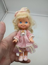 VINTAGE 1988 MATTEL CHERRY MERRY MUFFIN DOLL ORIGINAL PINK DRESS HAIR BOW NICE