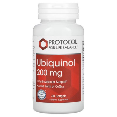 2 X Protocol for Life Balance, Ubiquinol, 200 mg, 60 Softgels
