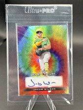 2024 Leaf Electrum Jacob Wilson Auto BA-JW1 Oakland Athletics