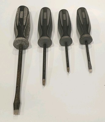 4pc Craftsman Professional Diamond Tip Screwdriver Set Phillips Slotted  
