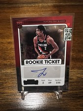 2021 Panini Contenders Game Ticket Trendon Watford Auto GREEN ICE RC SSP