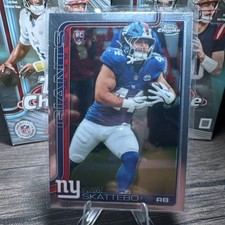2025 Topps Chrome Cam Skattebo Rookie #331 New York Giants NFL Card
