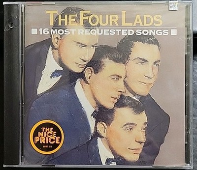 THE FOUR LADS ~ 16 Most Requested Songs ~ CD ~ SEALED!!!