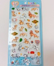 Disney 101 Dalmatians Lion King Mashup Jewelry Drop Sticker Sheet NEW