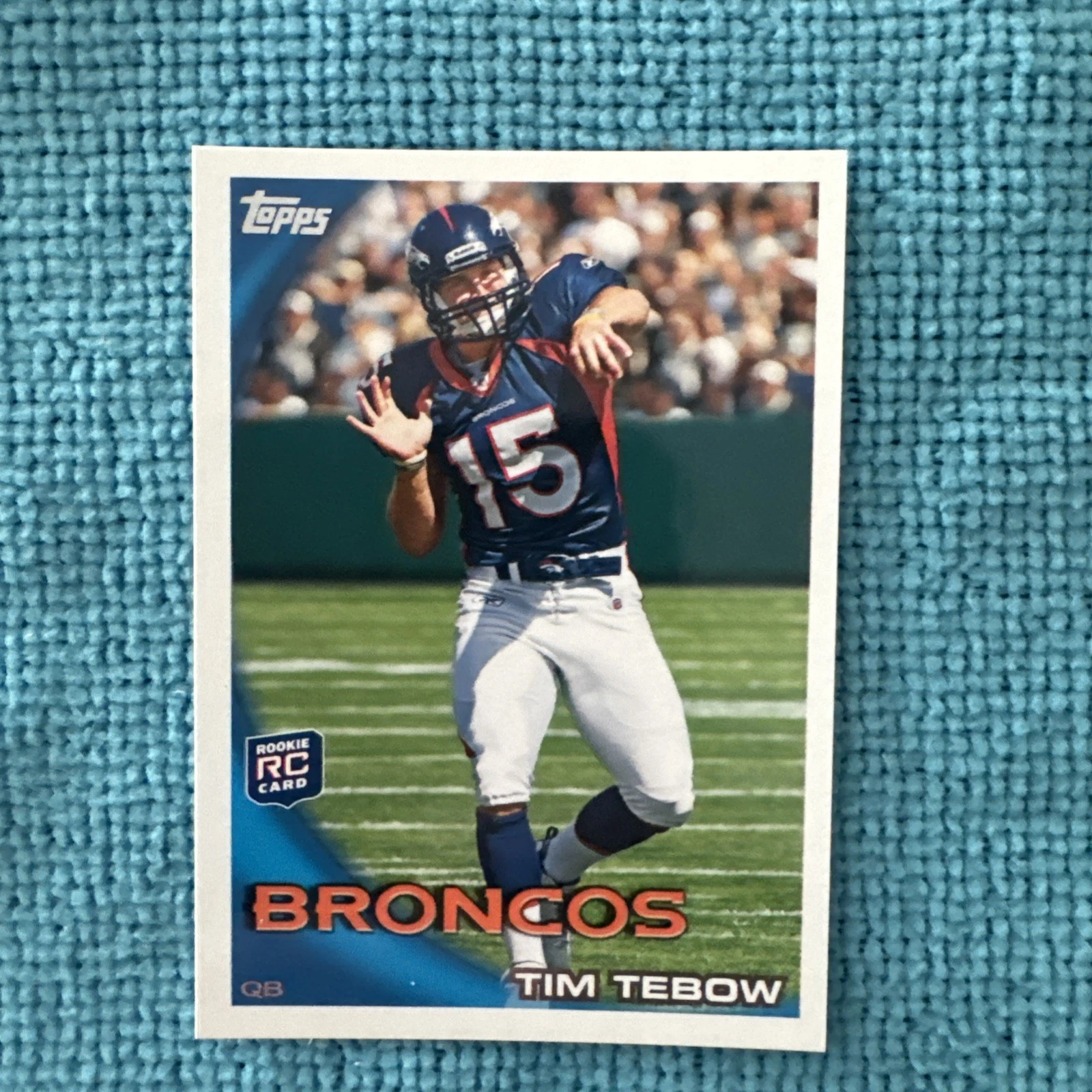 Tim Tebow trading card