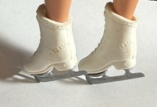 Fits Barbie Dolls-White Ice Skates