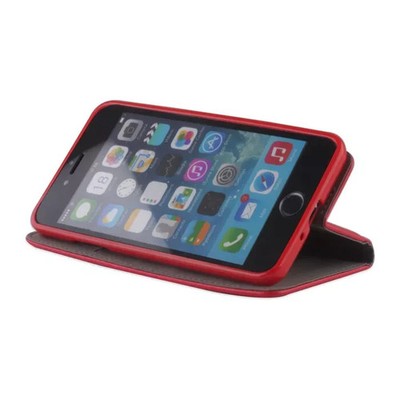 Tasche Hülle Etui für APPLE IPHONE 14 PRO MAX - SMART MAGNET  ROT