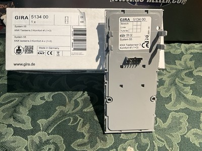 Gira KNX Tastsensor 3  Komfort 4-fach (1+3) 5134 00    System 55, Gira E22