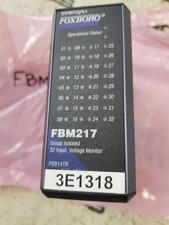 FOXBORO Invensys FBM217 Module, FBM 217 P0914TR 32 Input Voltage Monitor