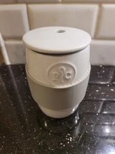 Pampered Chef Ceramic Egg Oatmeal Cooker ~ Used ~ #1529 ~ EUC
