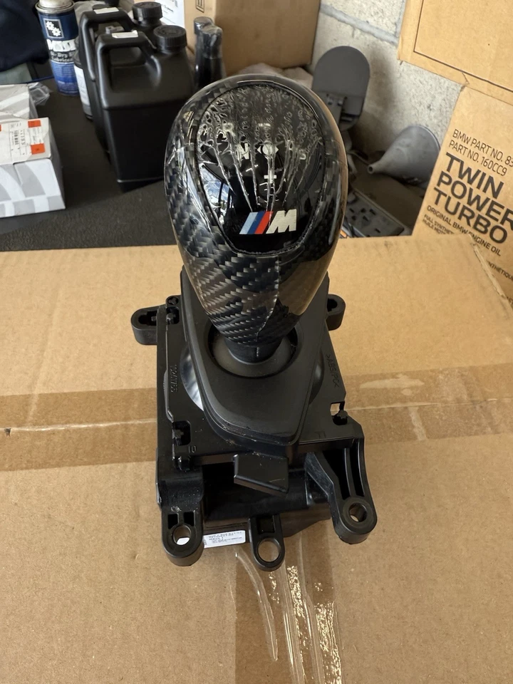 OEM BMW F80 F82 M3 M4 DCT M Performance Shifter Gear Selector Switch Carbon - Image 2 of 4