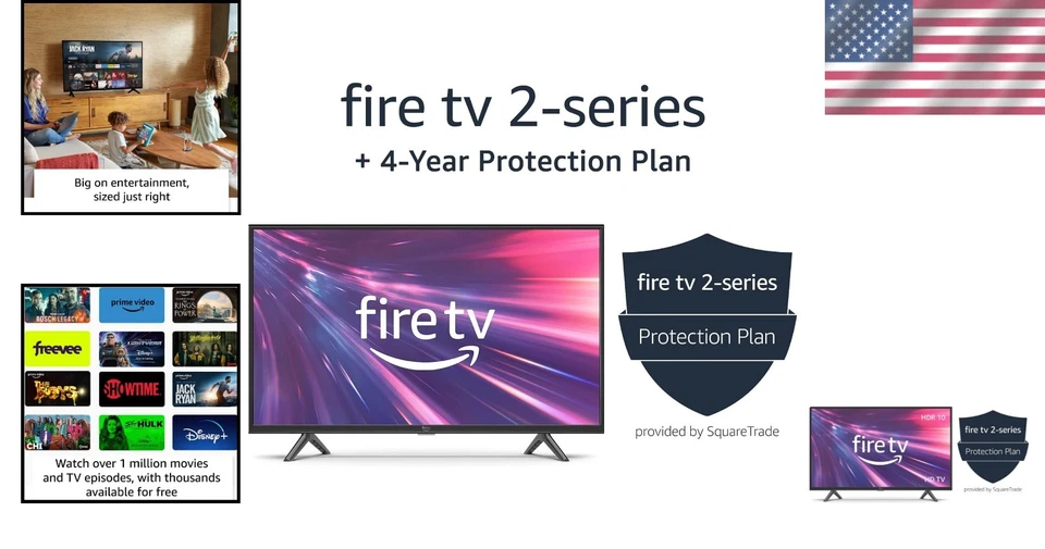 32" Smart TV + Comprehensive 4- - Image 2 of 4