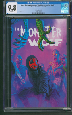 #ad #ad Mark Spears: The Monster and the Wolf #1 Secret Cover A87 1:700 CGC 9.8 $70.55