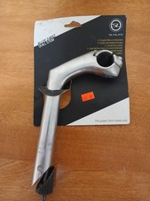 Sunlite Adjustable Quill Stem Alloy 22.2x90x180 25.4 Clamp Silver/Black