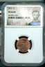 2015 Lincoln SHIELD Cent 1c NGC MS 66 RD Lincoln Portrait Label Philadelphia Lincoln Shield