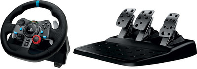 Logitech G29 Driving Force Gaming Rennlenkrad, verstellbare Edelstahl Bodenpedal
