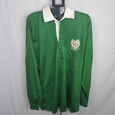 London Irish 1980s rugby home shirt | jersey, mens Large