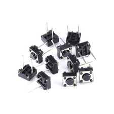 Push Button Switch PCB Momentary Tactile Tact 2 Pin SPST Micro 6x6x4.3/5/7mm