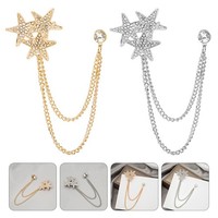 2 Pcs Brosche Pin Broschen FüR Kleidung Anstecknadel Damen Accessoires MäNner