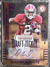 2015 Contenders Draft Ticket DeANDREW WHITE 271 Rookie Auto Alabama crimson tide