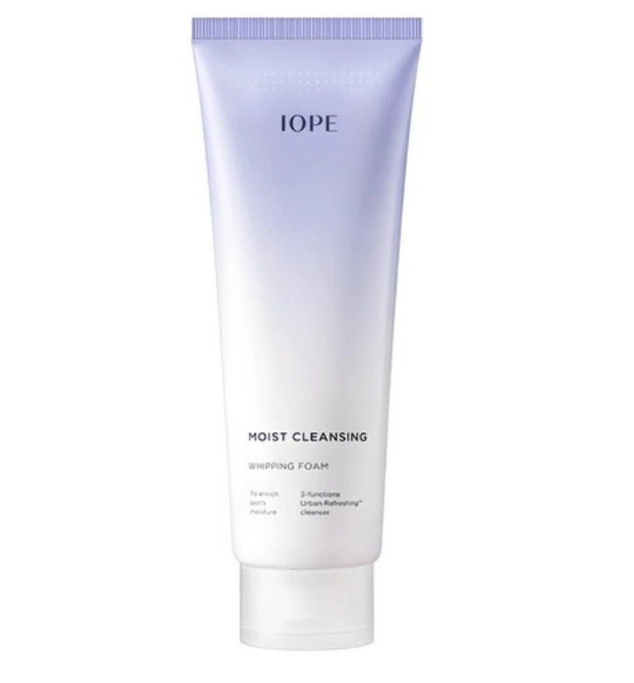 IOPE Moist Cleansing Whipping Foam 180ml | Gentle Hydrating Facial Cleanser K-Be - Image 2 of 4