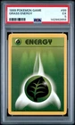1999 POKEMON BASE SET UNLIMITED #99 GRASS ENERGY PSA 5