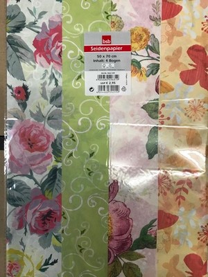 Seidenpapier Bogenware 50x70cm 4 Bogen im Bundle - BSB