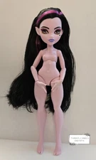 Monster High Skulltimate Secrets 3 Neon Frights G3 Draculaura Nude Doll 