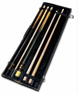 Vintage Meucci Queue David Howard DH-2 & Würfel 3 Schäfte Bogus Case Pool...