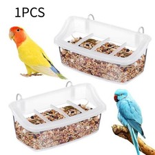 Parrot Feeder Hanging Pet Bowl Sturdy Container Outdoor Splash Proof Bird Water