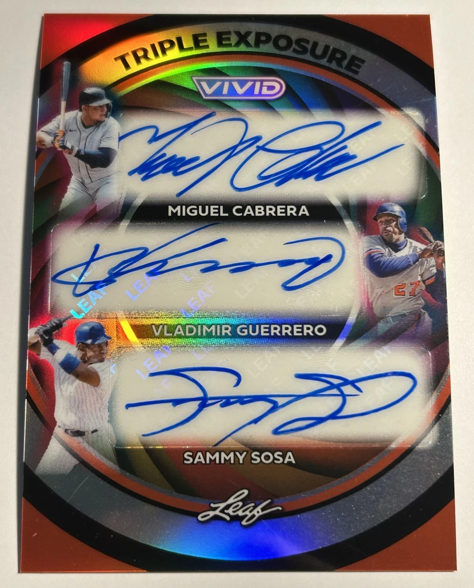 Sammy Sosa Baseball Serial Numbered Sports Trading Cards