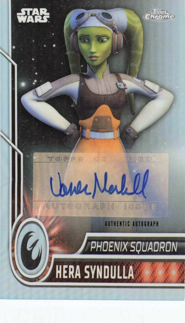 2023 Topps Chrome Star Wars Hera Syndulla Autograph Auto Refractor SP