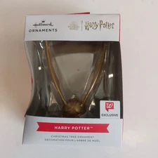 Hallmark Christmas Tree Ornament 2022 Harry Potter GOLDEN SNITCH Exclusive