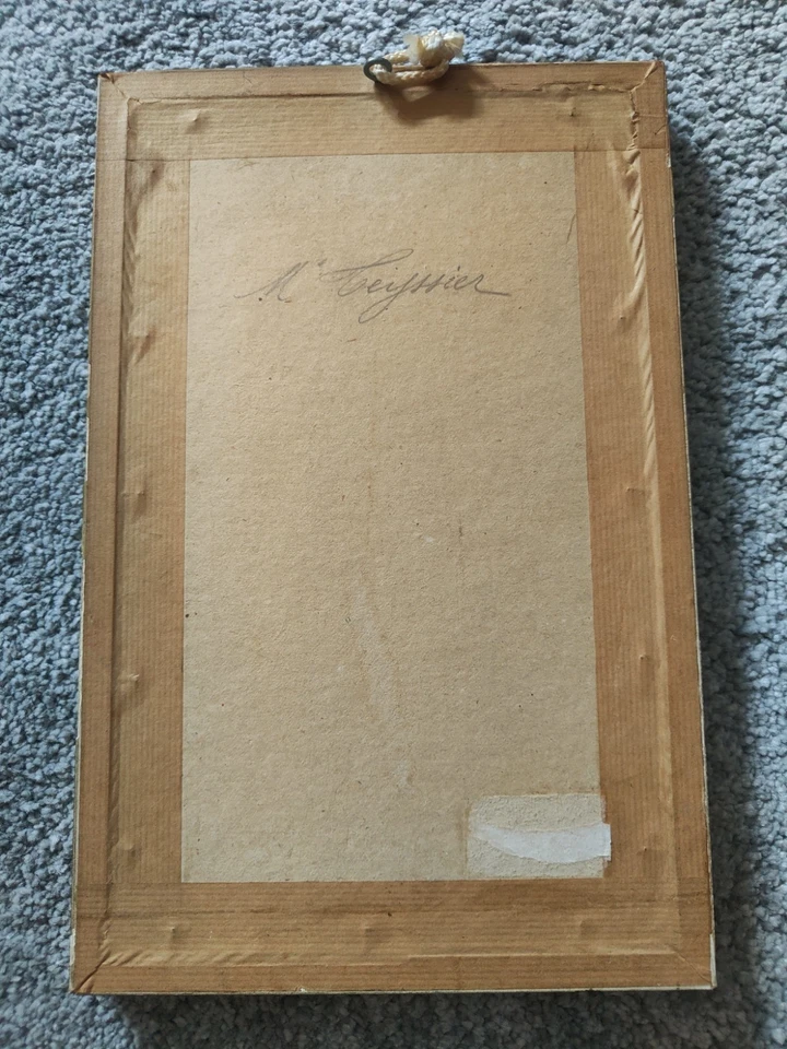 ANCIEN TABLEAU TISSE RUBAN DE SOIE NEYRET FRERES ST ETIENNE  - Photo 3/3