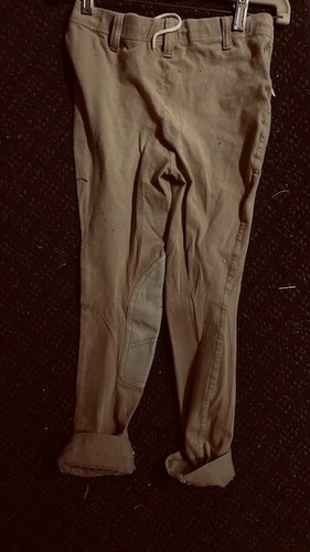 JODHPURS *Sz Medium Youth *Beige * VGC w/Cuffs Pull-On Imperial Clothing