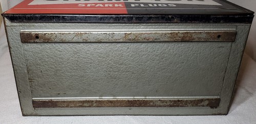 VINTAGE CHAMPION SPARK PLUG SERVICE STATION METAL ADVERTISING CABINET OIL & GAS - Picture 12 of 12