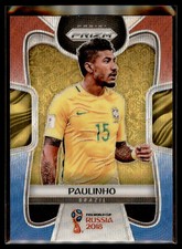 2018 Panini Prizm World Cup RED BLUE WAVE Parallel #29 Paulinho - Brazil Qty