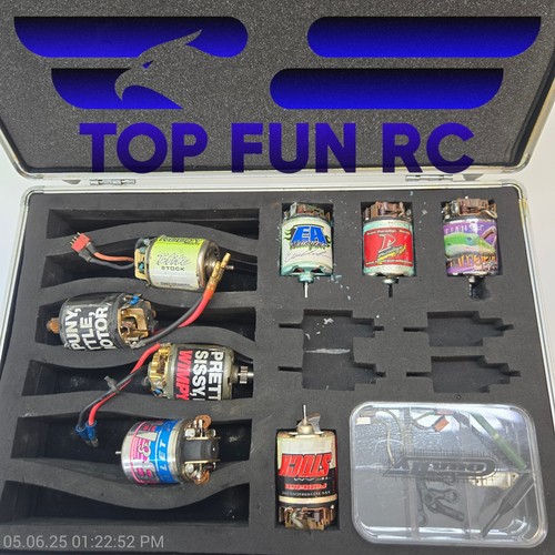 RC Brushed Motor Kit mit Hartschalenkoffer & extra Bürsten, Besonderheiten in der Beschreibung!