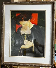 Felix Mas  "Hidden Thoughts" Hand Signed & Numbered 16/300 framed 28.5 x 34