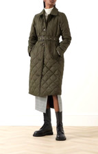 BARBOUR Olive Cordelia Steppmantel Größe UK...