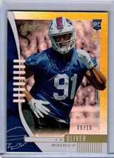 Panini Absolute Ed Oliver ROOKIE GOLD /10 SSP