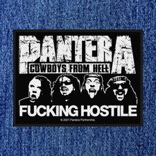 Image of PANTERA - COWBOYS FROM HELL - FUCKING (NEW) SEW ON PATCH OFFICIAL BAND MERCH