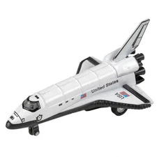 RI Novelty - Pull Back Die-Cast Metal Vehicle - SPACE SHUTTLE (5 inch) - New