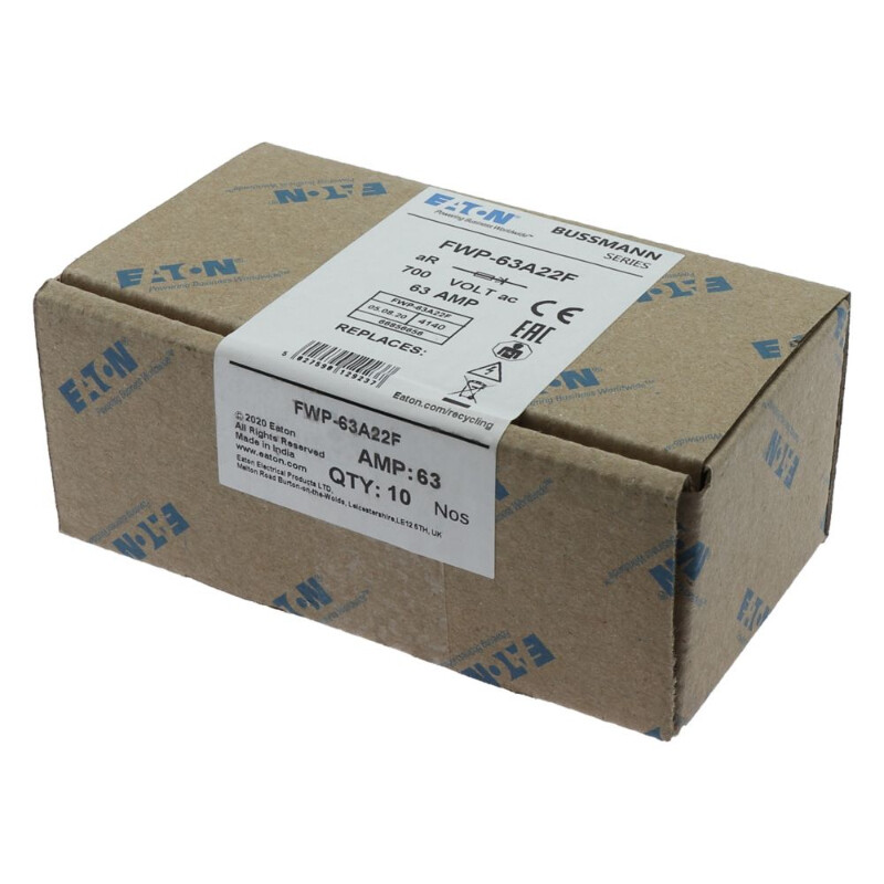 1pc Original Bussmann Fuse FWP-63A22FA - 63 Amp, 700V AC, 22x58mm