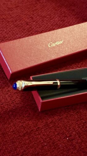 Cartier Yellow Gold Finish Rollerball Pen, Collectable Promotional Gift, AD Gift - Foto 6 di 9
