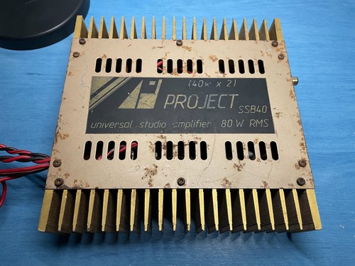 P Project SSB40 Ultra Rare OLD Car Amplifier brax phoenix gold soundstream helix - Imagen 9 de 9